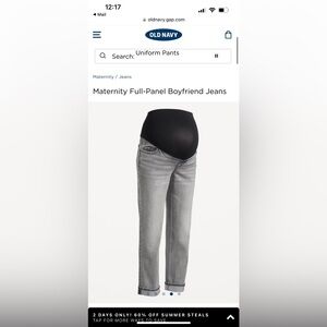 New maternity jeans size 20-blue color